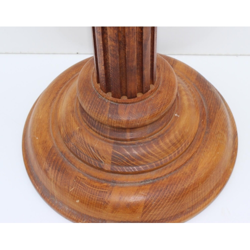 158 - Carved wooden plant stand