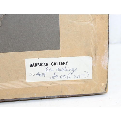 490 - Two antique coloured etchings to include HMS Agamemnon and 'The Palais Royal Garden Walk', dated bot... 