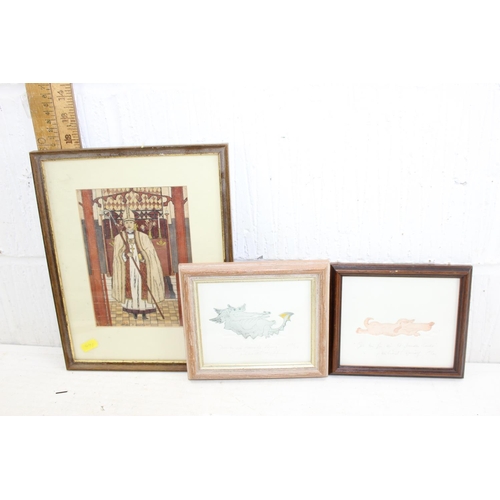 491 - Mixed lot to include limited edition prints and a Pirelli calendar (5)