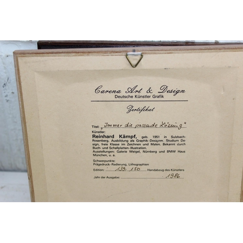 491 - Mixed lot to include limited edition prints and a Pirelli calendar (5)