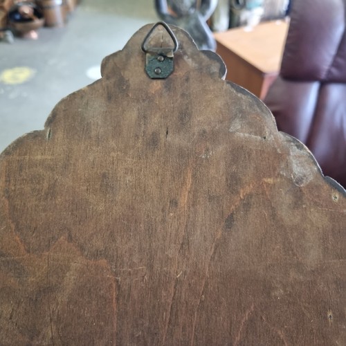 454 - An antique metal framed Dutch 