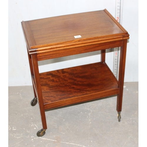 37A - Vintage tea trolley with fold over top