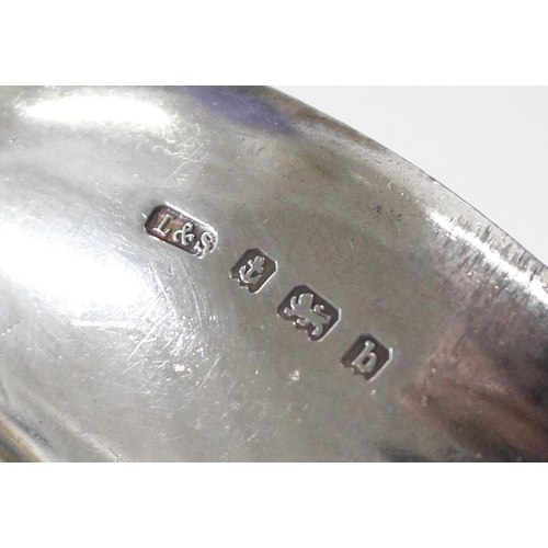 1127A - Silver anointing spoon, Birmingham 1901 by Levi & Salaman, approx 45.1g gross