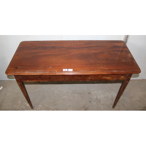 26 - A small 19th century Mahogany side table