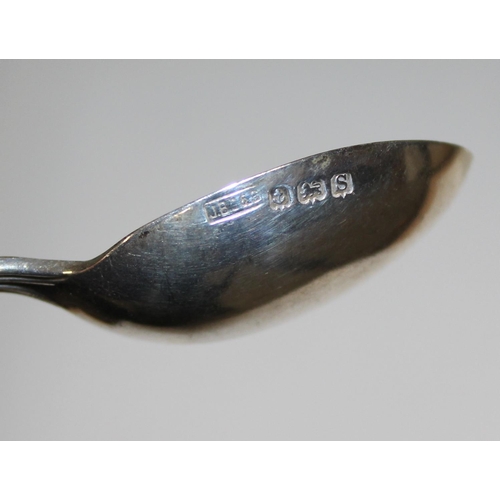 1118 - A boxed set of silver teaspoons, Birmingham 1942 by John Bernard Stagg, approx 68g gross