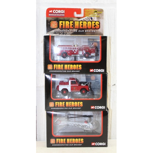 1530 - Corgi - 3 boxed Fire heroes