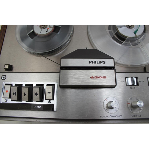 800 - Philips 4 track 4308 reel to reel tape player