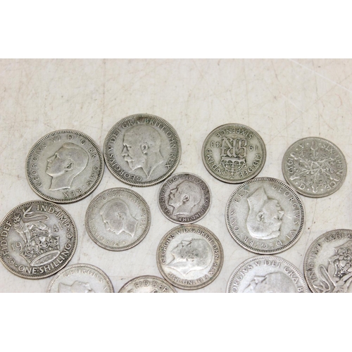 1323 - Qty of mixed UK silver and half silver coinage, approx 211.2g gross