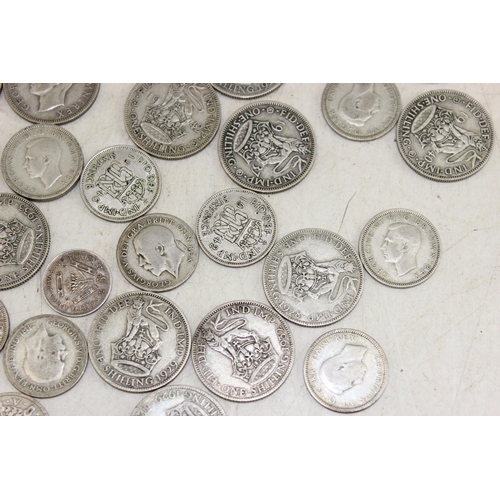 1323 - Qty of mixed UK silver and half silver coinage, approx 211.2g gross