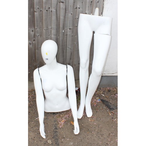 154 - Retro style full body shop mannequin