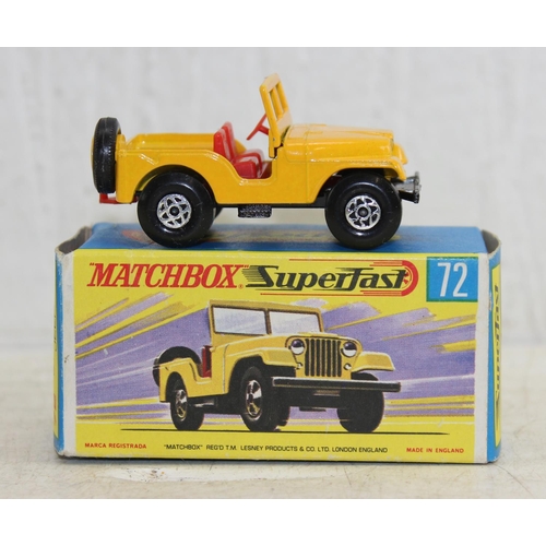 1566 - 4 boxed Matchbox cars, 18, 74, 72 & 53