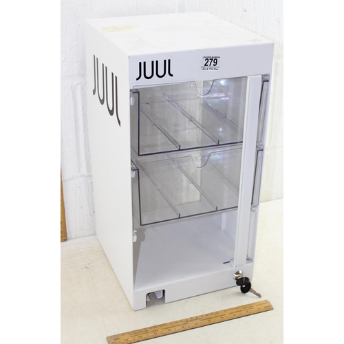 279 - Juul shop display cabinet