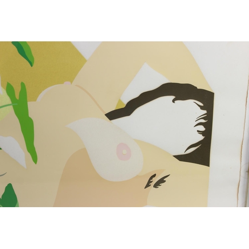 405 - TULLY CROOK (b. 1938) 'Summer' (female nude), limited edition screen print 104 of 200