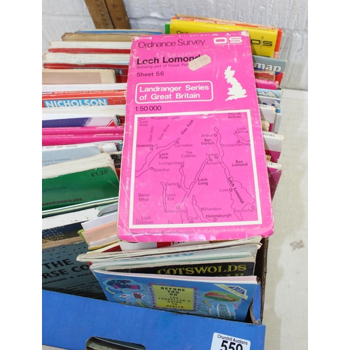 559 - Large qty of assorted OS maps and other maps etc