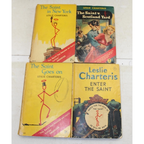 561 - Qty of assorted vintage paperback books, mainly The Saint, Charteris