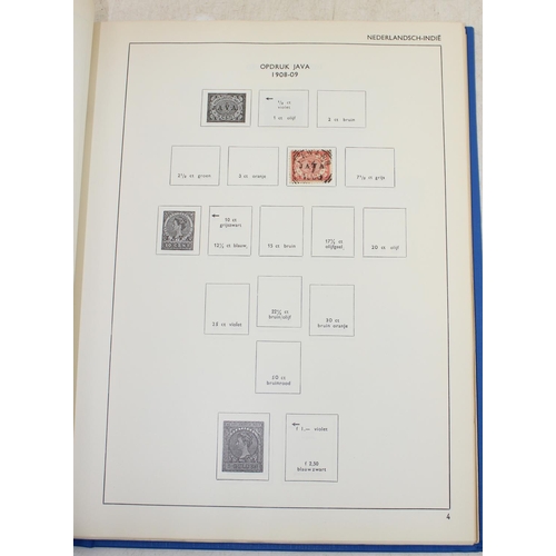 580 - Dutch Indies stamp album and contents, some 19th century