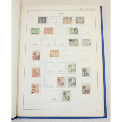 580 - Dutch Indies stamp album and contents, some 19th century