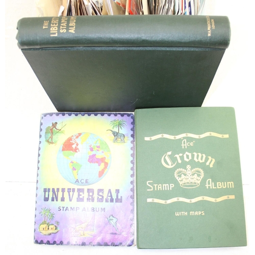 584 - Large qty of assorted stamps, both loose and albums