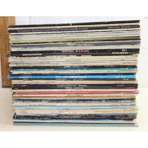 650 - Qty of assorted LP records etc to inc Pink Floyd, Elton John, ACDC etc