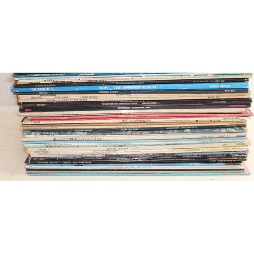 650 - Qty of assorted LP records etc to inc Pink Floyd, Elton John, ACDC etc