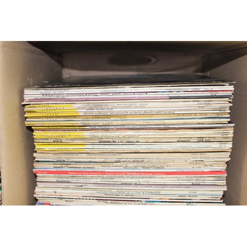 656 - 2 boxes of assorted vinyl records, mainly LPs