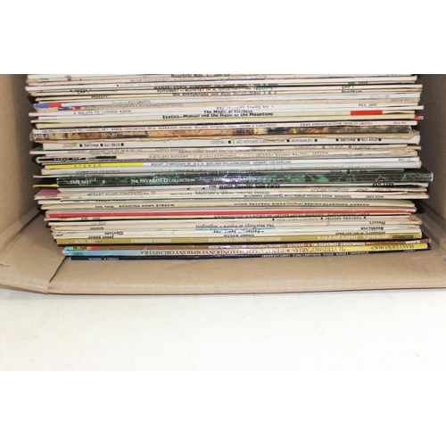 656 - 2 boxes of assorted vinyl records, mainly LPs