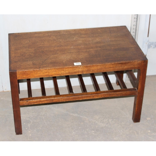 152 - Retro coffee table with magazine rack