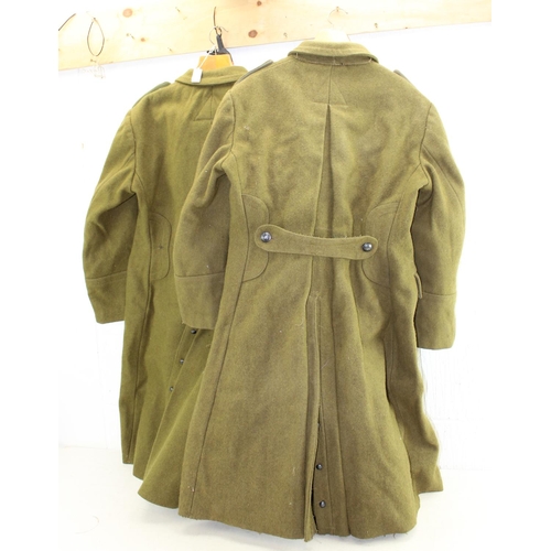 1018 - 2 Romanian military greatcoats, 20th century