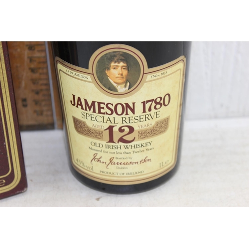 1652 - Bottle of Jameson 1780 Special Reserve 12 year old Irish Whisky, 1l, 43% in box, sealed