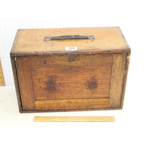 280 - Vintage engineers tool chest with drawers