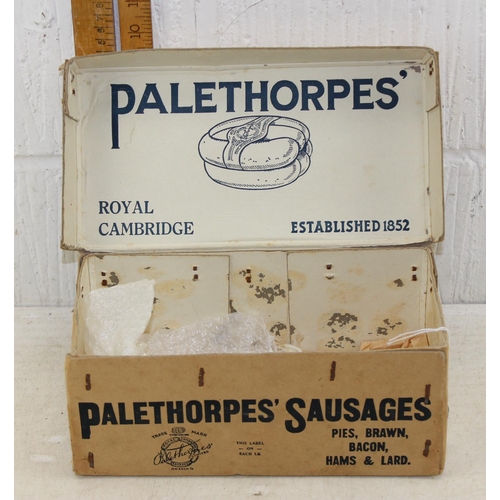 283 - Vintage small Palethorpes' advertising Sausage box