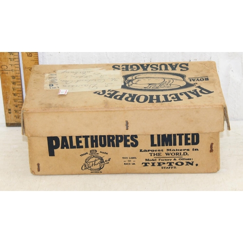 283 - Vintage small Palethorpes' advertising Sausage box