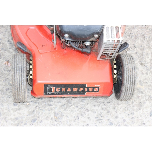 379 - Champion petrol lawn mower