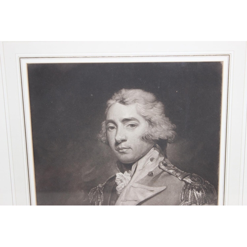 464 - After Samuel William Reynolds, Antique etching of Lieutenant General Thomas of Balgonan, framed & gl... 