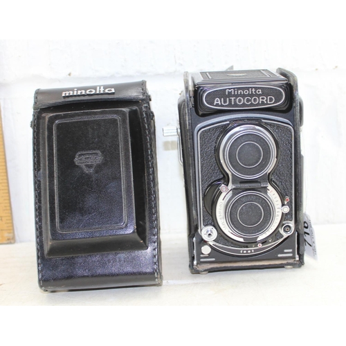 715 - Mamiya M645 camera with 1:2.8 f=80mm lens in original box with boxed Prism finder and a Mamiya-Sekor... 