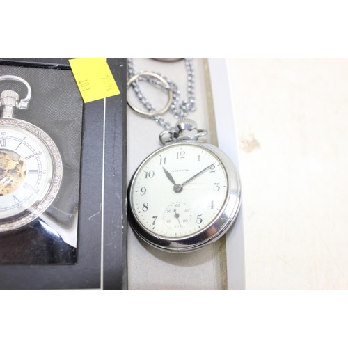 1436 - 4 pocket watches to include Ingersoll