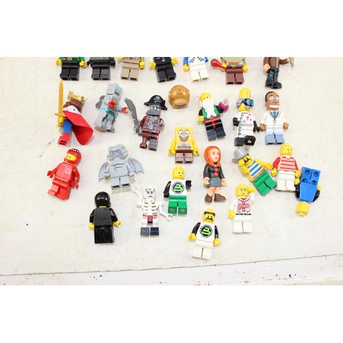 1595 - Qty of assorted Lego figures, approx 115g gross