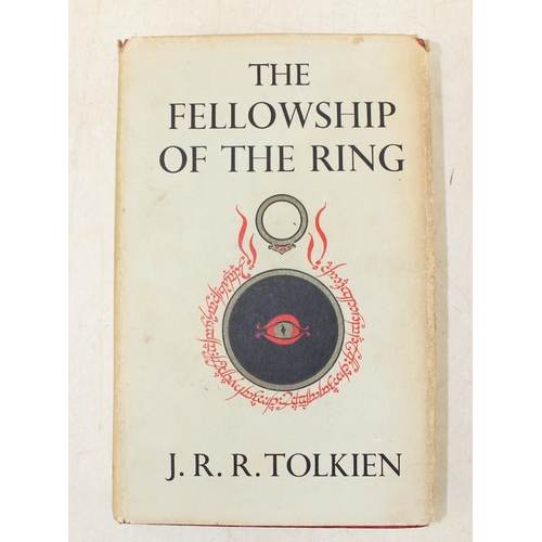 596 - Tolkien, JRR, The Lord of the Rings Trilogy, three first edition books comprising the Fellowship of ... 