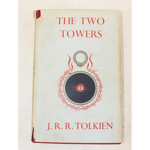 596 - Tolkien, JRR, The Lord of the Rings Trilogy, three first edition books comprising the Fellowship of ... 