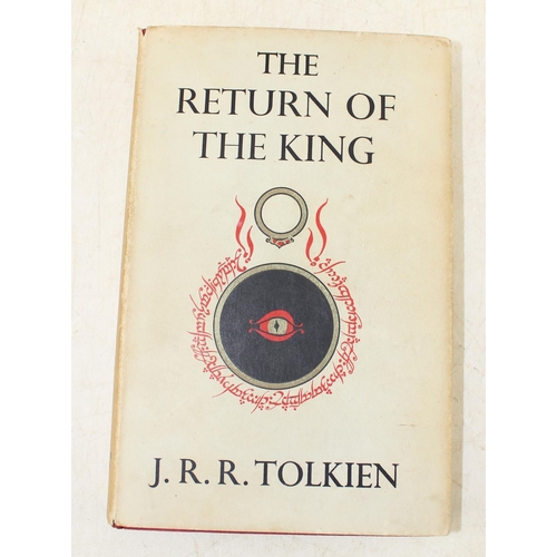 596 - Tolkien, JRR, The Lord of the Rings Trilogy, three first edition books comprising the Fellowship of ... 