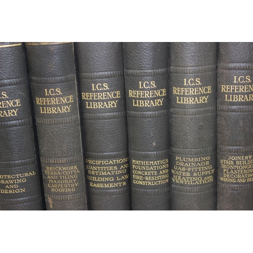 598 - 7 vintage ICS reference Library books