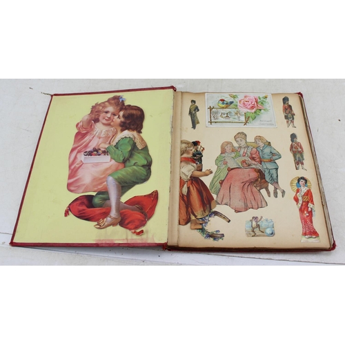 601 - A c.1900 scrapbook and 2 Monarchy related books