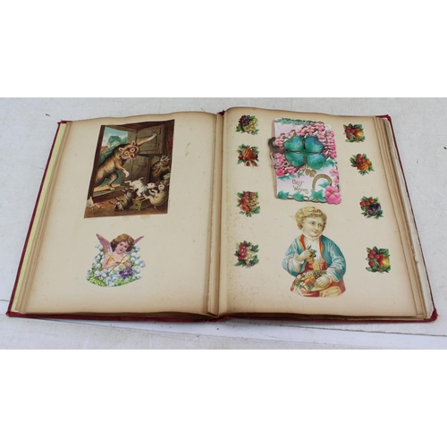 601 - A c.1900 scrapbook and 2 Monarchy related books