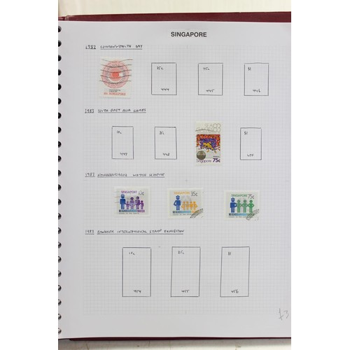 607 - Stamps - Singapore Used, GV1/2001, (sparse later), SG catalogue £1136