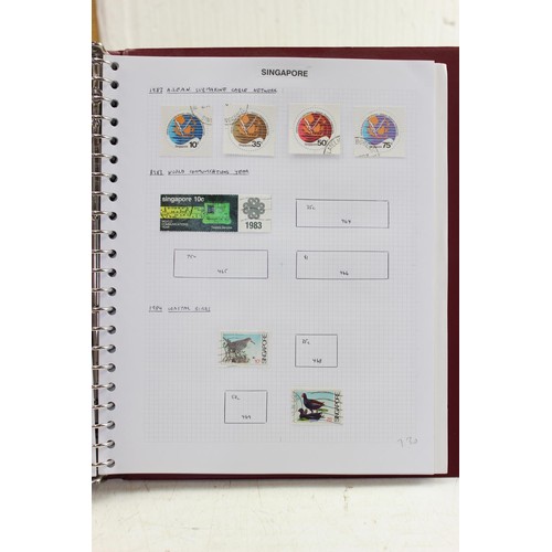 607 - Stamps - Singapore Used, GV1/2001, (sparse later), SG catalogue £1136