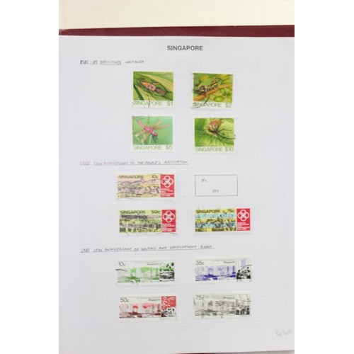 607 - Stamps - Singapore Used, GV1/2001, (sparse later), SG catalogue £1136