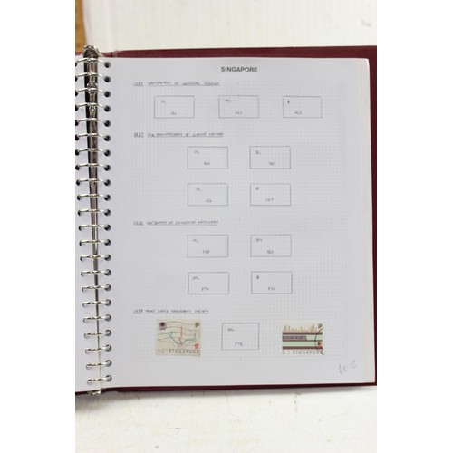 607 - Stamps - Singapore Used, GV1/2001, (sparse later), SG catalogue £1136