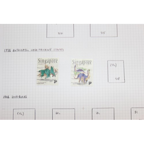 607 - Stamps - Singapore Used, GV1/2001, (sparse later), SG catalogue £1136