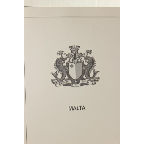 609 - Stamps - Malta in Lindner Album, 1953/1991 Unmounted Mint Cat £465