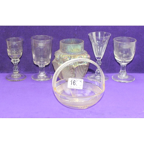 1699 - Qty of assorted interesting antique and later glassware